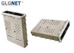 Dual Ports Panel Mount QSFP+ Cage 4 x 1 Gbit/s For QSFP Female Connector