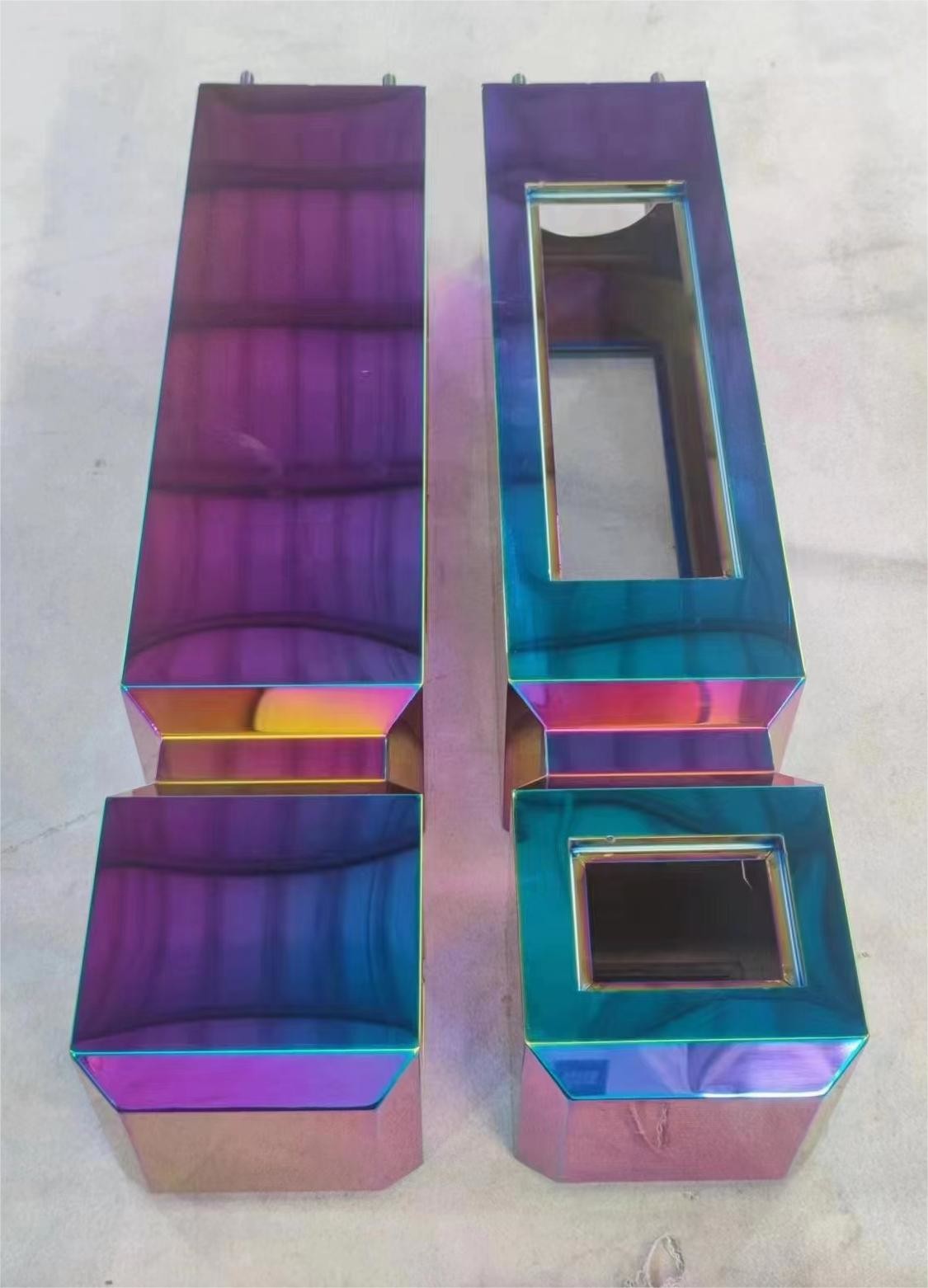 Stainless Steel Pipe Stainless Steel Sheet Colorful Pvd Titanium Gold Plating Machine