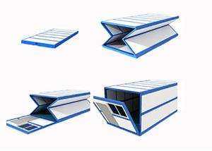 Quality Topshaw Quick Assemble Cheap Mobile Folding Container House for Refuge Chamber wholesale