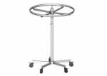201 Mirror Stainless Steel Round Shop Display Stands / Retail Store Fixtures