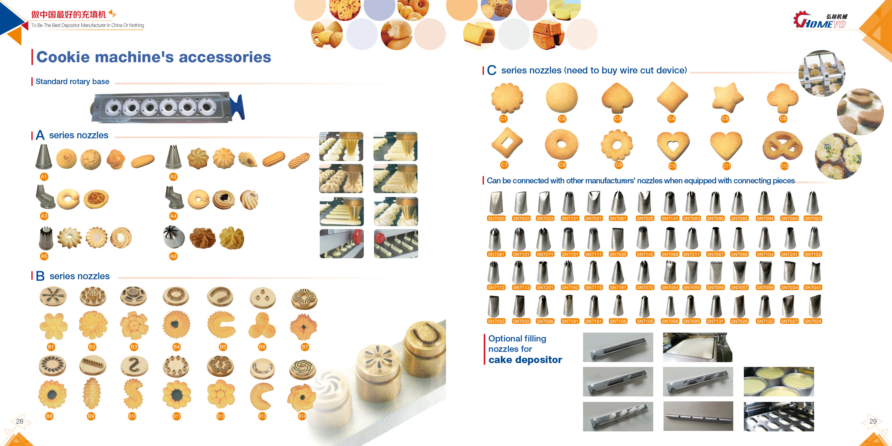 Professional Chocolate Chip Cookies Making Machine for different shapes