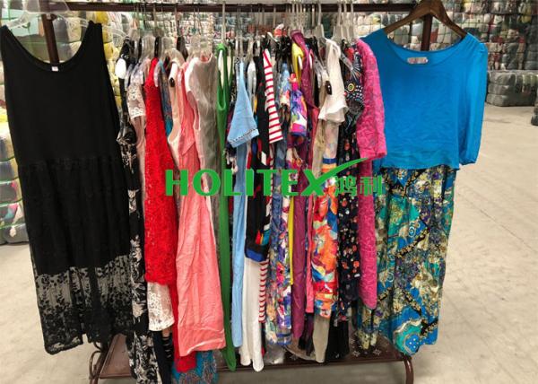 For Africa , used women's clothing , ladies cotton dresses , first grade second