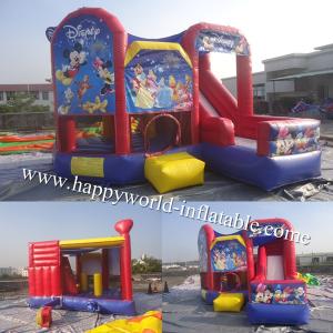 Quality mickey mouse bounce house , mickey mouse clubhouse bounce house slide combo wholesale