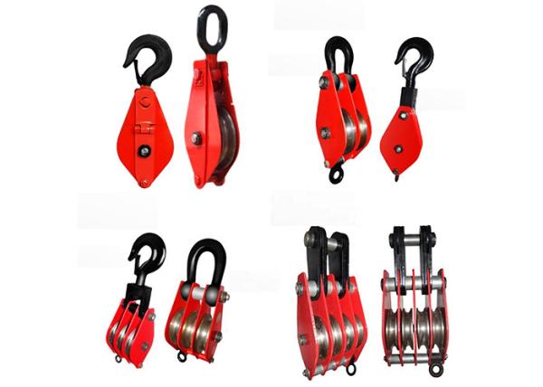 Cheap OEM Three Wheel 20t Lifting Hoist Snatch Pulley Block for sale