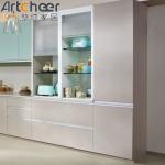 Modular Kitchen Cabinets with Laminated Bullnose Countertop Edging in Australian