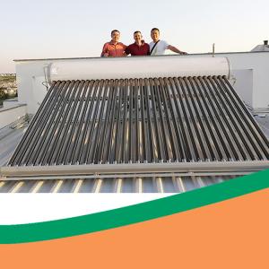 Quality 150l Low Pressure Solar Geyser Galvanized Steel Solar Water Heating System wholesale