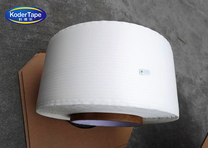 Hot Melt Adhesive white color Width 12mm Poly Bag Sealer Tape