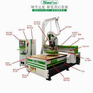 Quality 1220mm X 2400mm Automatic Knife Changing Cabinet Door Engraving Machine wholesale