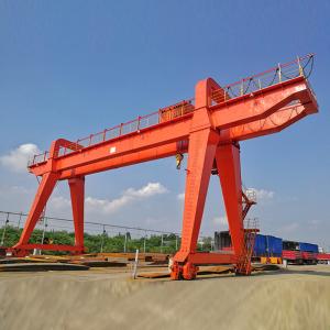 Quality Q345 Steel Double Girder Electric Gantry Crane Rail 30 ton wholesale