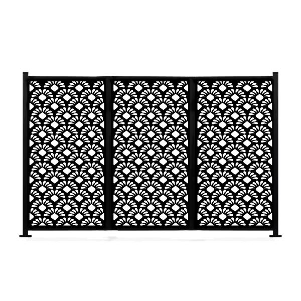 Small For Gardens Slat Safety Residential Aluminum Ranch Fenceing Privacy Screen
