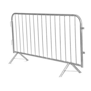 Quality 127mm Crowd Control Fencing Temporary Crowd Barriers 38x1.5mm wholesale