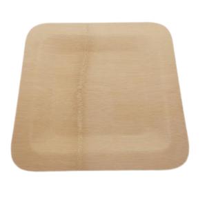 Quality ODM Square Compostable Bamboo Picnic Plates 25x25 Cm wholesale
