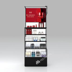 Quality KLNS-R4 Multiple Levels of Display Space Skincare Display Cabinet with White LED Strips wholesale