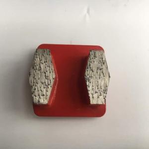 Quality Grit 30 Redi Lock Concrete Floor Grinding Shoes Soft Bond For Husqvarna Machine wholesale
