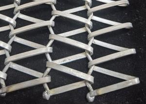 China High Working Temperature Stainless Steel Flat Spiral Wire Link Conveyor Belt For Drying Equipment And Continuous Ovens on sale