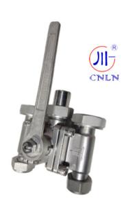 Quality Screwed Cryogenic 5 Way Ball Valve Featuring PCTFE Seat Material wholesale