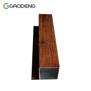 Quality Wood Grain Extrusion Aluminum Profiles With Great Feeling wholesale