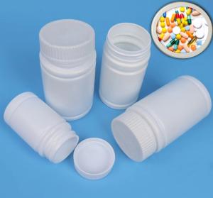 Quality Capsules White Medicine Bottle HDPE Empty Pill Bottle 40ml wholesale