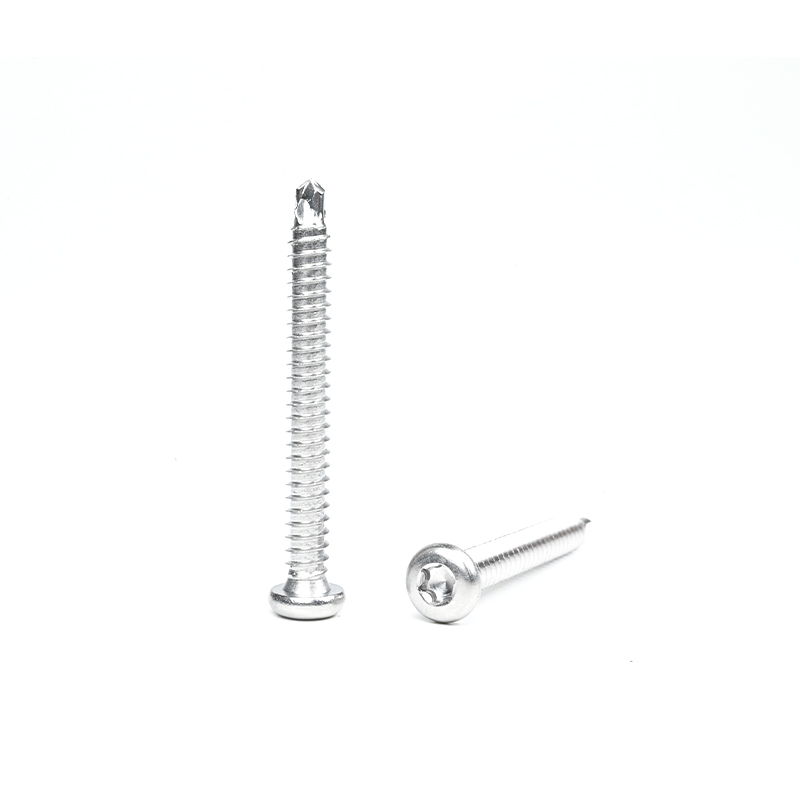 Rust Proof SUS410 Stainless Steel Self Drilling Screw With Wafer Head Style For Pvc Roof