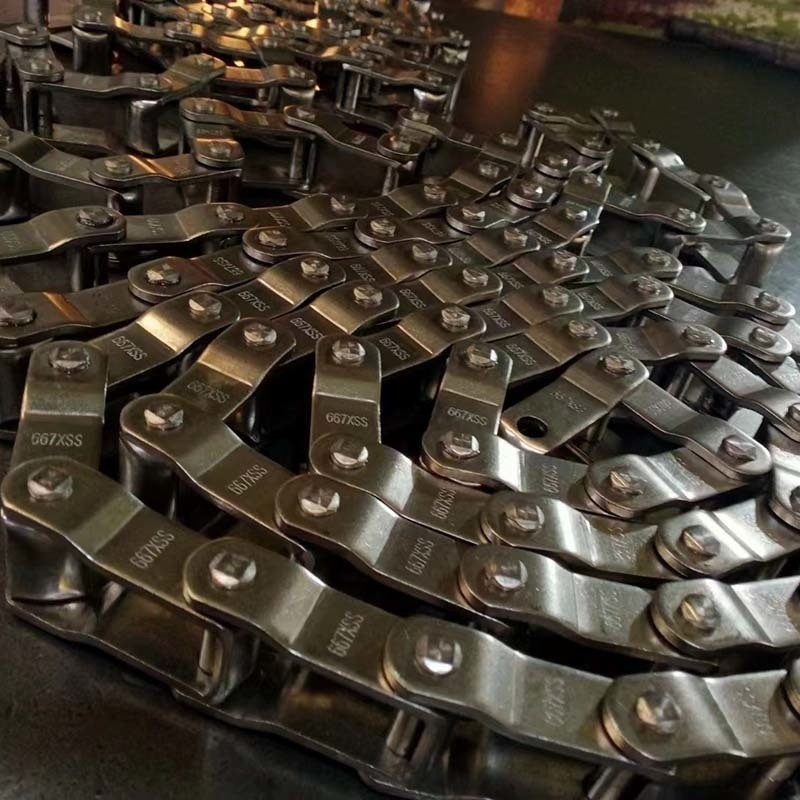 Precision Forged Pin Chains Power Transmission Chains For Industrial Machinery