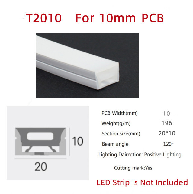 Colorful Separation Cuttable Neon LED Strip Light with 5V 12V 24V AC220V Power Supply