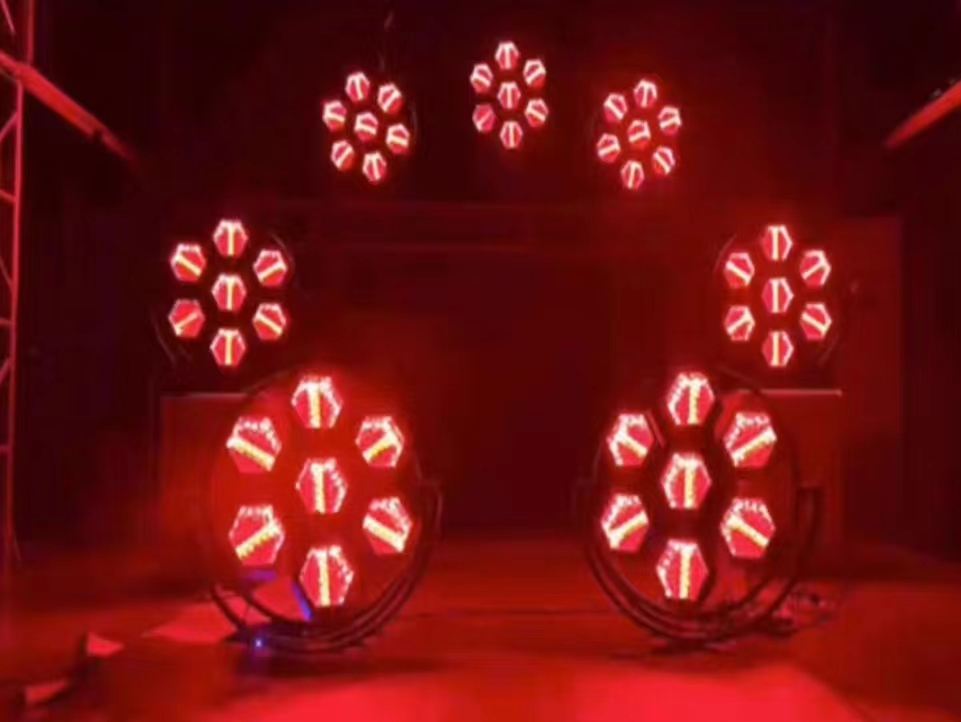 90 18 RGBW LED Head Cob Light DMX512 Retro Lamp for Bar Stage Club Party Wedding Pl90