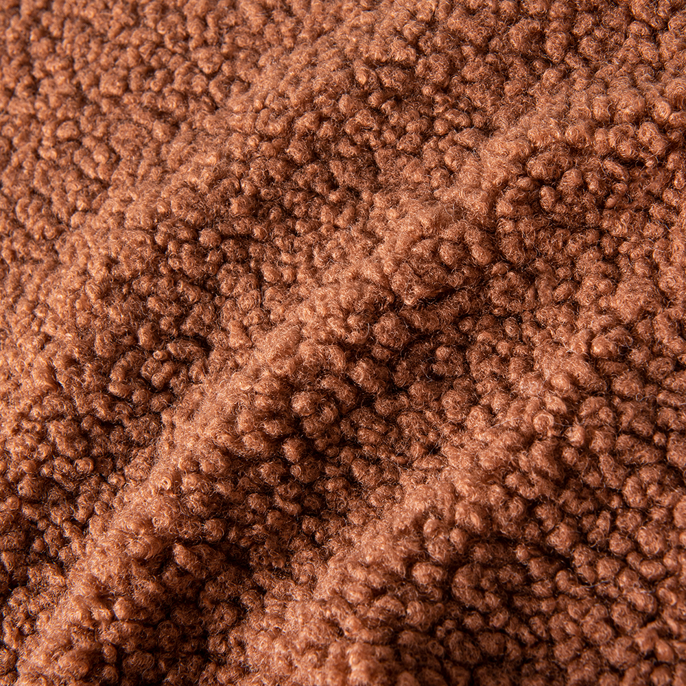 Polyester Sofa Fabric Teddy Fur Fabric for Toys and Clothing Any color can be supplied