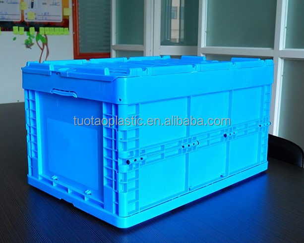 PP Material Mesh Style Collapsible Crate Box for Storage and Moving 600x400x337mm
