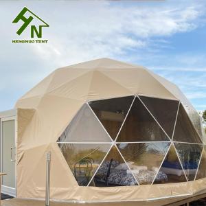 Quality Soundproof Outdoor Party Camping Geodesic Dome Tent With Transparent Window wholesale