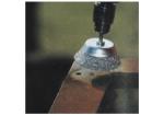 Shaft-mounted cup brushes