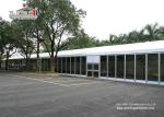 White Banquet Catering Luxury Wedding Tents Big With Glass Walls