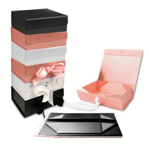 Quality Bulk Gift Craft Collapsible Cardboard Box Packaging Custom Logo wholesale