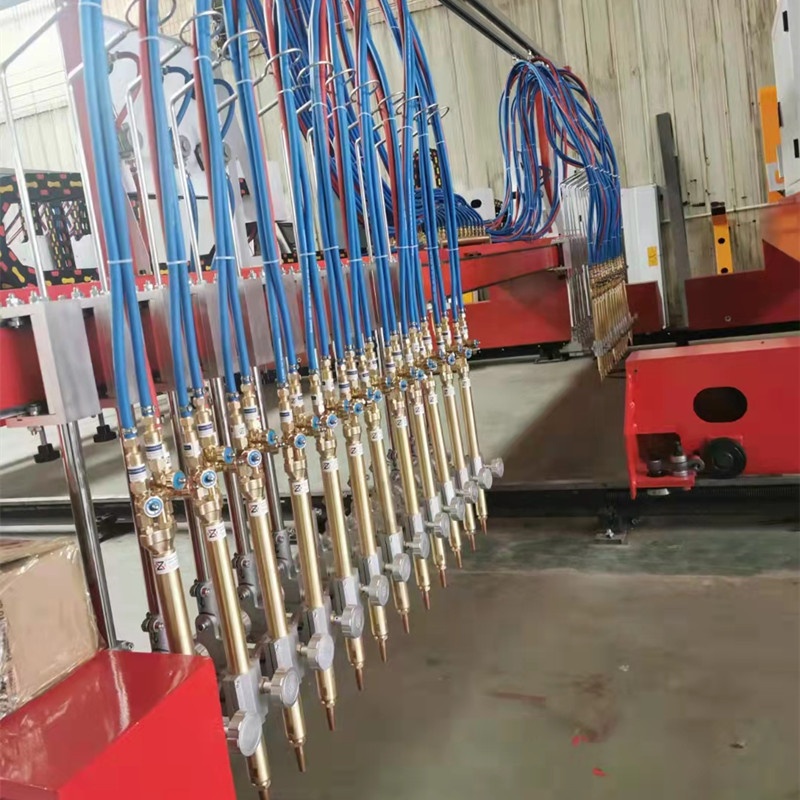 Multi Head CNC Flame Cutter Gantry Plasma Cutting Machine Stainless Steel
