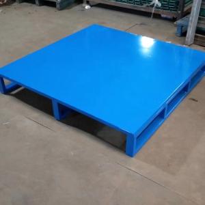 Quality Customized Industrial Warehouse Steel Pallet Heavy Duty Steel Pallet 2 Way Entry wholesale