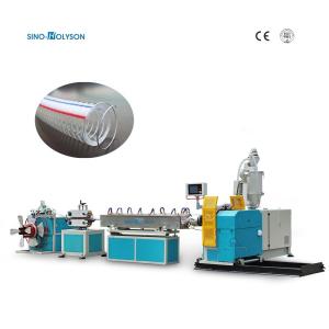 Quality Single Screw Steel Wire Reinforced PVC Hose Making Machine With Screw Speed Of 75 Rpm wholesale