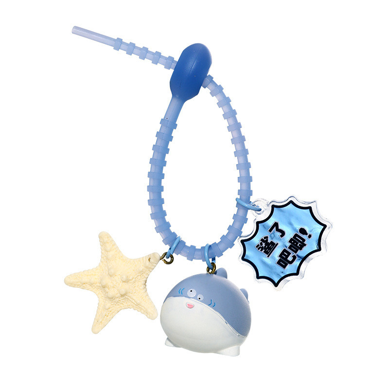 Handbag Charms Sea Fish Cartoon Keychain Kawaii Animal Keychains For Girls And Women