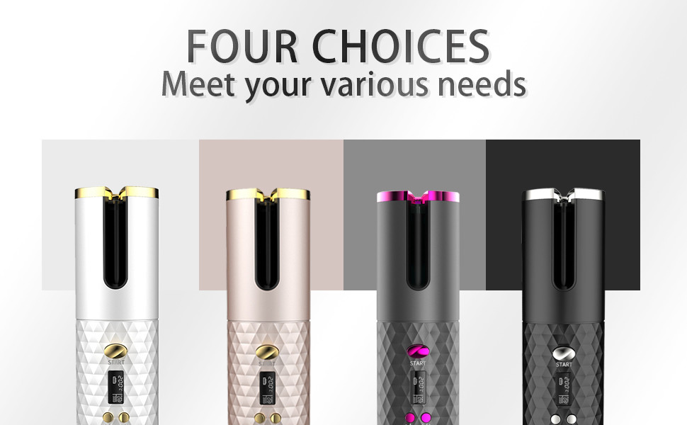 Wireless Ceramic Automatic Rotating Ceramic Hair Curler Rechargeable 50HZ/60HZ