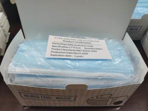 Quality Adult Civilian Disposable Protective Mask , Disposable Pollution Mask Easy To Use wholesale