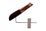 Betterall Solid Wood Velvet Shoulder Wooden Coat Hanger with Clip