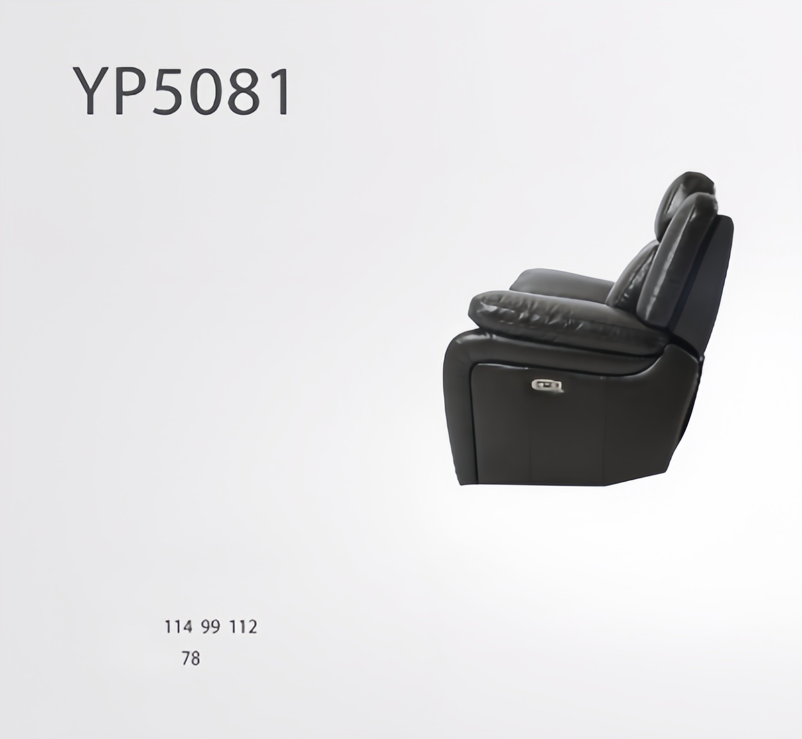 Single Seater American Style Sofas Reclinable Reclyner Electric Massage Leather Sofa