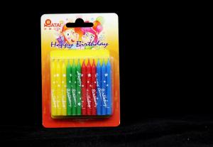 Quality Happy Birthday Letter Printed Decorative Cake Candles wholesale