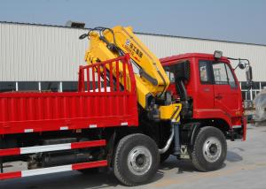 Quality Durable 8T Knuckle Boom Truck Mounted Crane , 40 L/min Truck With Crane wholesale