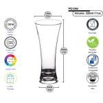 Shatterproof Water Juice Plastic Beer Glasses Cold Soft Plastic Drink Glasses