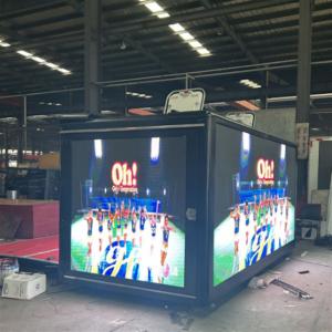 Quality Promotional Event P3 LED Advertising Van Box Outdoor Mobile LED Video Truck wholesale