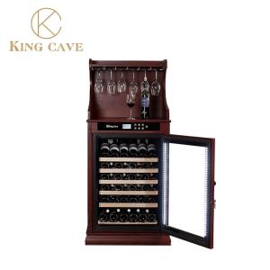 Quality Professional Compressor Wine Fridge Glass Door Drinks Cellar Kitchen Wine Cooler wholesale