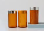 Matte Black Plastic pill bottle capsules vitamin supplement in stock