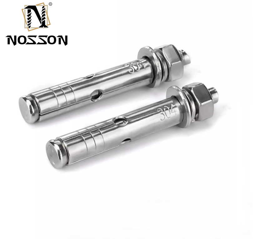 ISO M6 Customized Countersunk Head Hex Socket Expansion Bolt Flat Head Allen Burst Internal Concrete Anchor Bolts Bright Finish