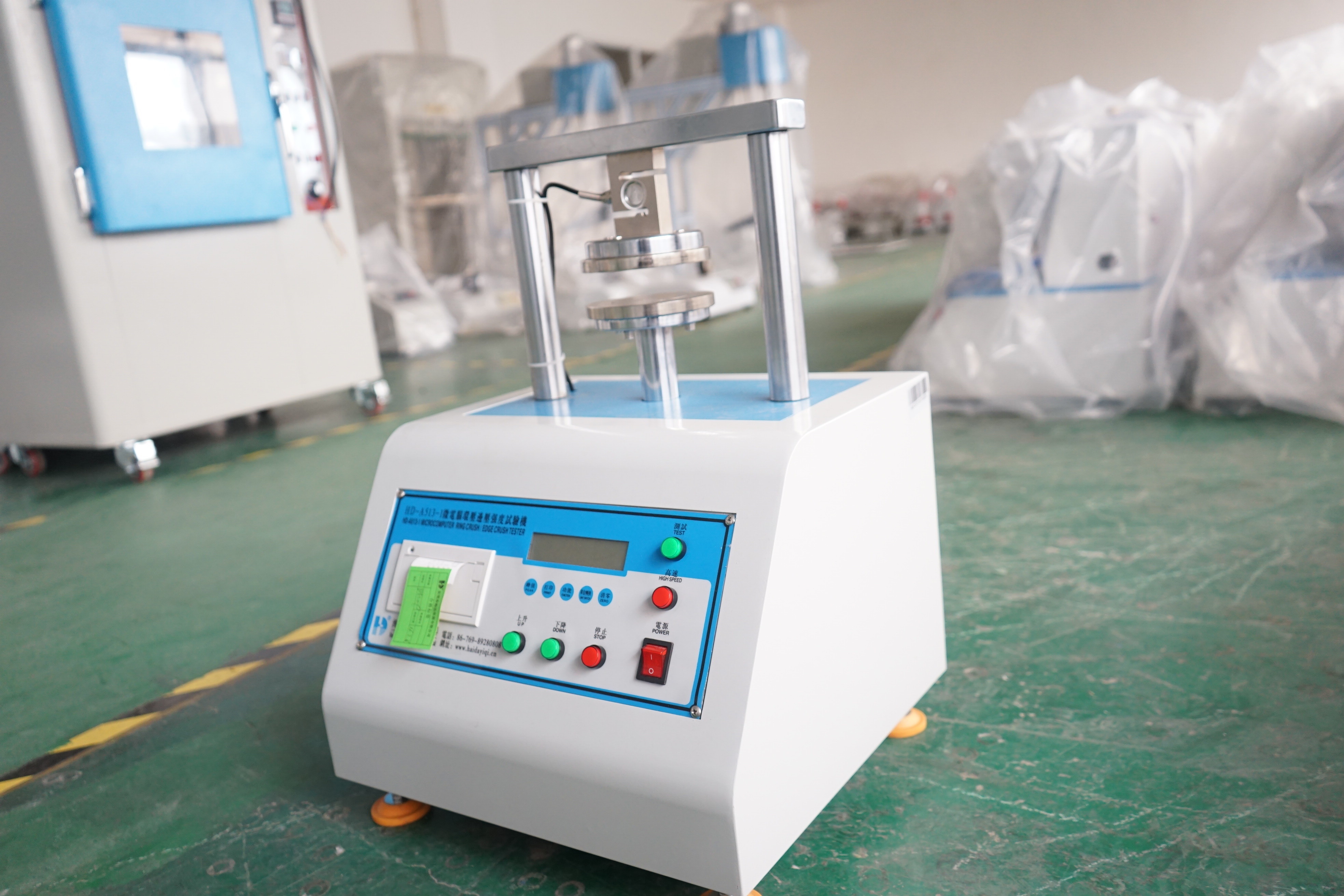 Automatic Paperboard Ring Crush and Edge Compressive Testing Machine