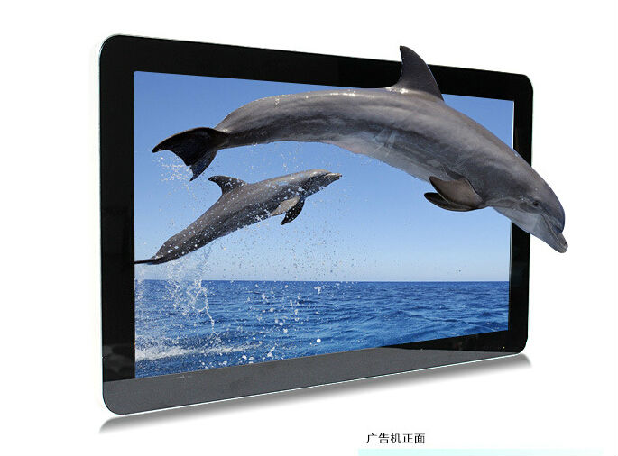 high brightness wall 32" inch LED LCD advertising display screen panel with SD/USB port