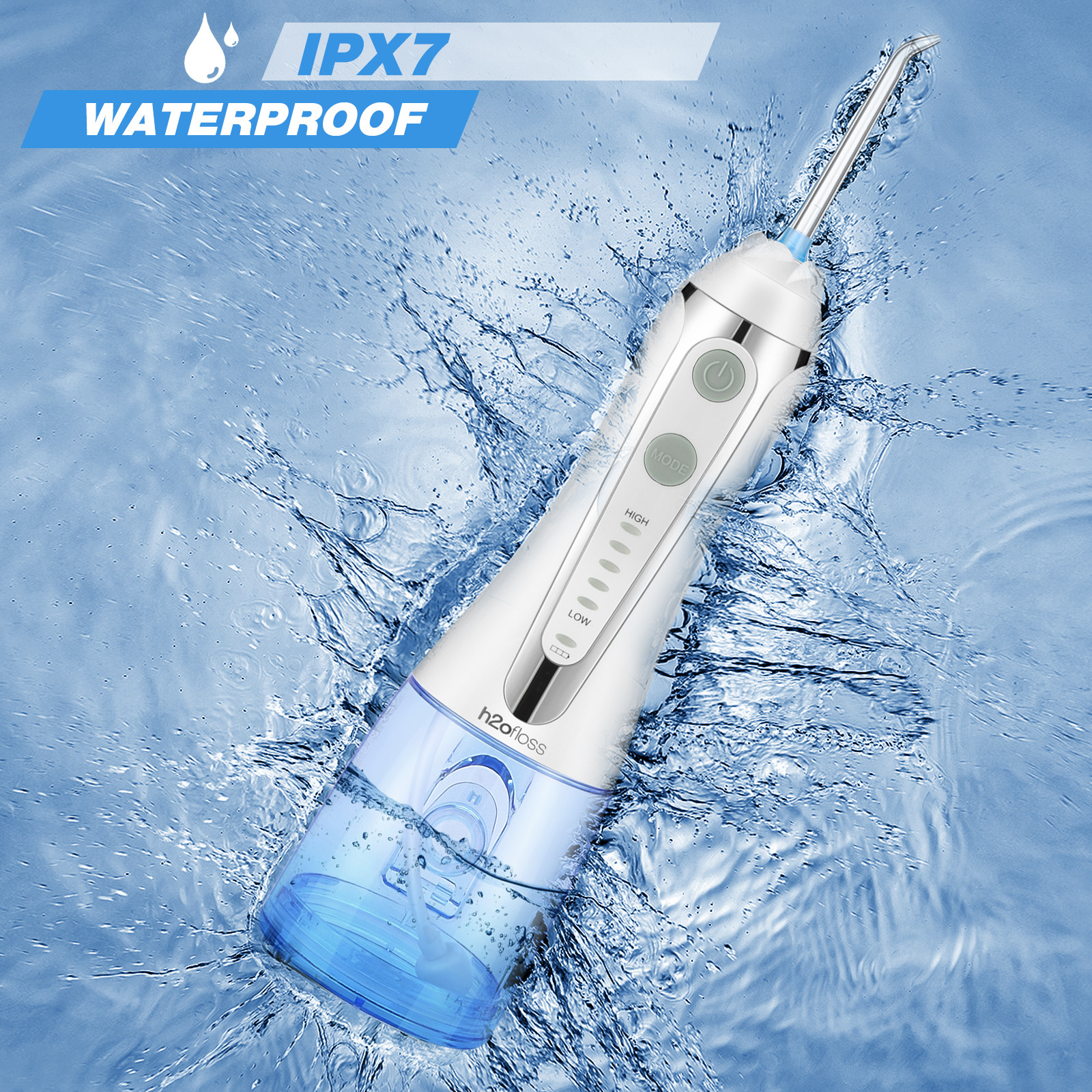 ODM Portable Oral Irrigator , Multiple Nozzles Oral Irrigator For Teeth Cleaning